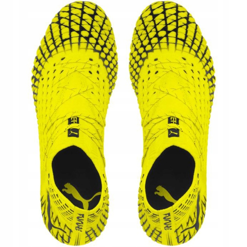 Scarpe da calcio Puma Future 4.1 Netfit Fg Ag giallo-nero 105579 03 1