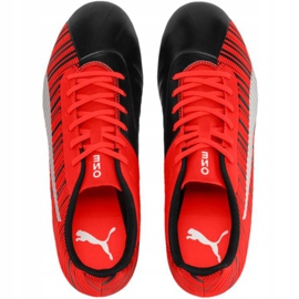 Scarpe da calcio Puma One 5.4 Fg Ag rosso-nero 105605 01 multicolore 1
