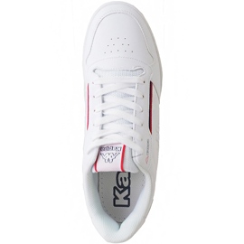 Kappa Marabu scarpe bianche e rosse 242765 1020 bianco 1