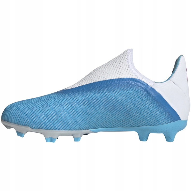 Scarpe da calcio Adidas X 19.3 Ll Fg Junior blu EF9114 blu, bianco, argento 1