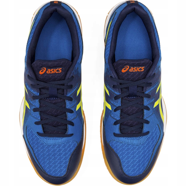 Asics Gel Rocket 9 scarpe da pallavolo uomo blu navy blu 1071A030 400 1