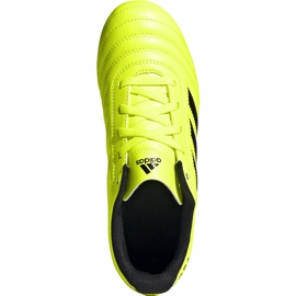 Adidas Copa 19.4 Fg Junior scarpe da calcio gialle F35461 giallo giallo 1