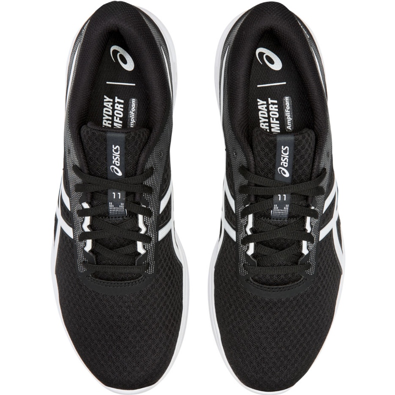 Asics Patriot 11 scarpe da corsa nere da uomo 1011A568 001 nero 1