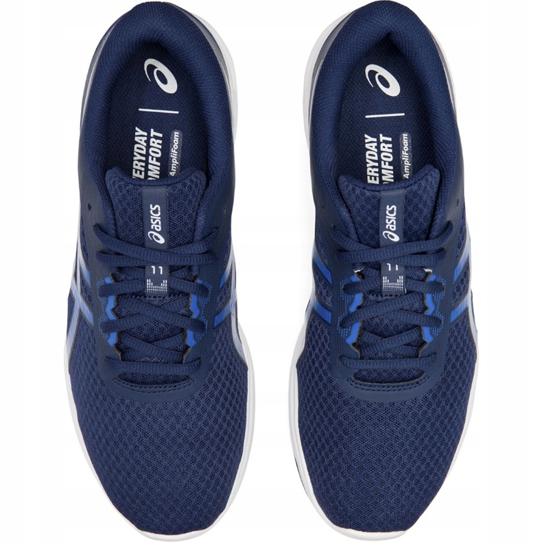 Asics Patriot 11 scarpe da corsa da uomo blu navy 1011A568 400 1