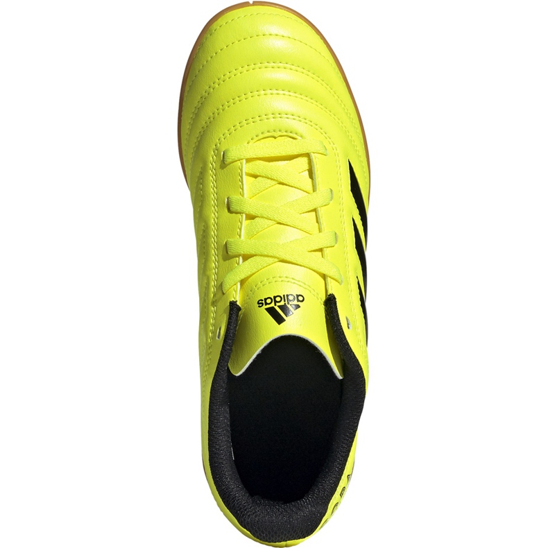 Adidas Copa 19.4 In Junior scarpe da calcio gialle F35451 giallo giallo 1