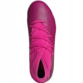 Adidas Nemeziz 19.3 In Junior scarpe da calcio rosa F99946 1