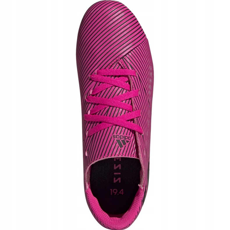Scarpe da calcio Adidas Nemeziz 19.4 FxG Junior rosa F99949 1