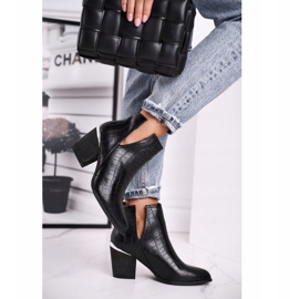 FB1 Stivali Donna Con Tacco Nero Ruben 2