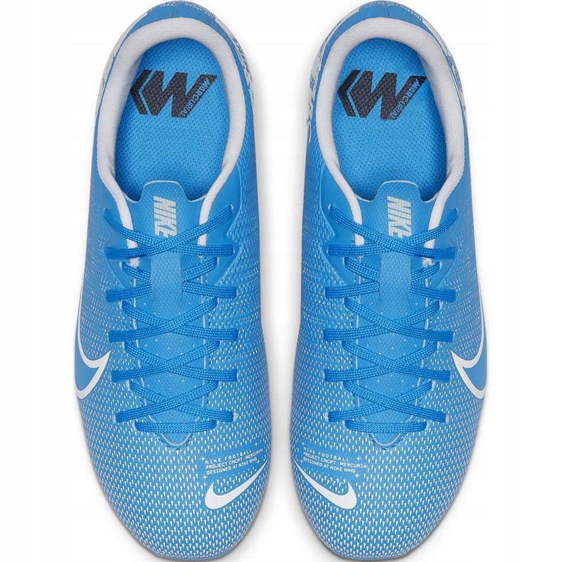 Scarpa da calcio Nike Mercurial Vapor 13 Academy FG / MG Junior AT8123 414 blu blu 1