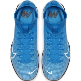 Scarpa da calcio Nike Mercurial Superfly 7 Academy Tf Junior AT8143 414 multicolore blu 1