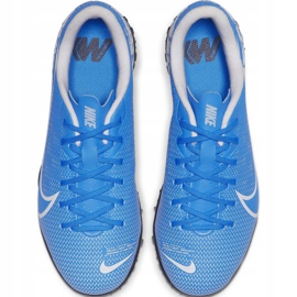 Scarpa da calcio Nike Mercurial Vapor 13 Academy Tf Junior AT8145 414 blu blu 1