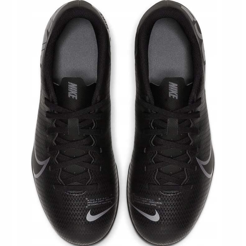 Nike Mercurial Vapor 13 Club FG / MG Junior AT8161 001 scarpe da calcio nero nero 1