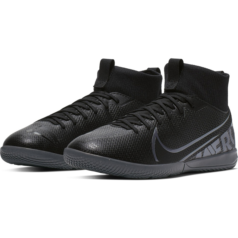 Nike Mercurial Superfly 7 Academy Ic Junior AT8135 001 scarpe da calcio nero nero 1