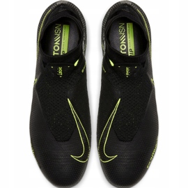 Nike Phantom Vsn Elite Df Fg AO3262 007 scarpe da calcio nero nero 1