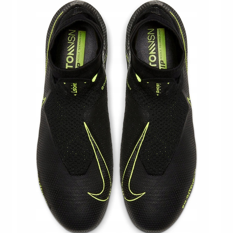 Nike Phantom Vsn Elite Df Fg AO3262 007 scarpe da calcio nero nero 1