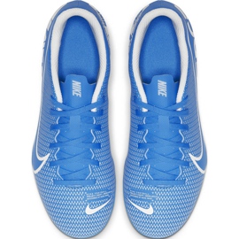 Nike Mercurial Vapor 13 Club FG / MG Junior AT8161 414 scarpe da calcio blu blu 1