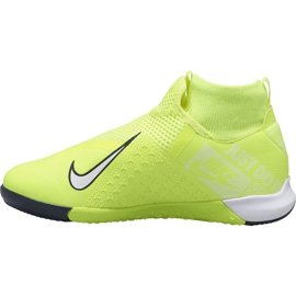 Nike Phantom Vsn Academy Df Ic Junior AO3290 717 scarpe da calcio giallo giallo 1