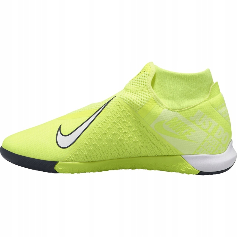 Nike Phantom Vsn Academy Df Ic AO3267 717 scarpe da calcio giallo giallo 1