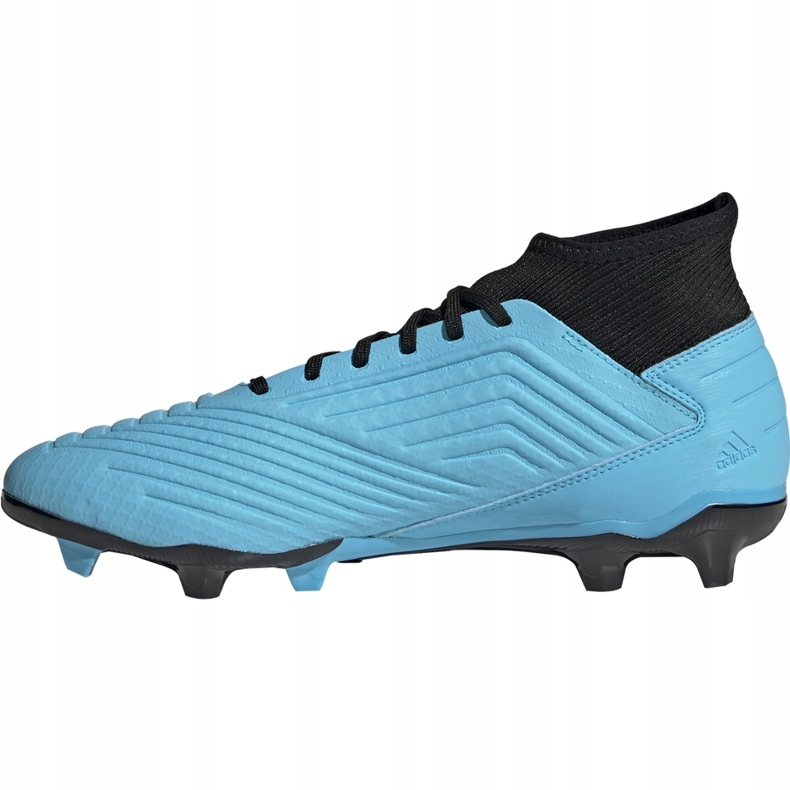 Scarpe calcio adidas Predator 19.3 Fg blu F35593 1
