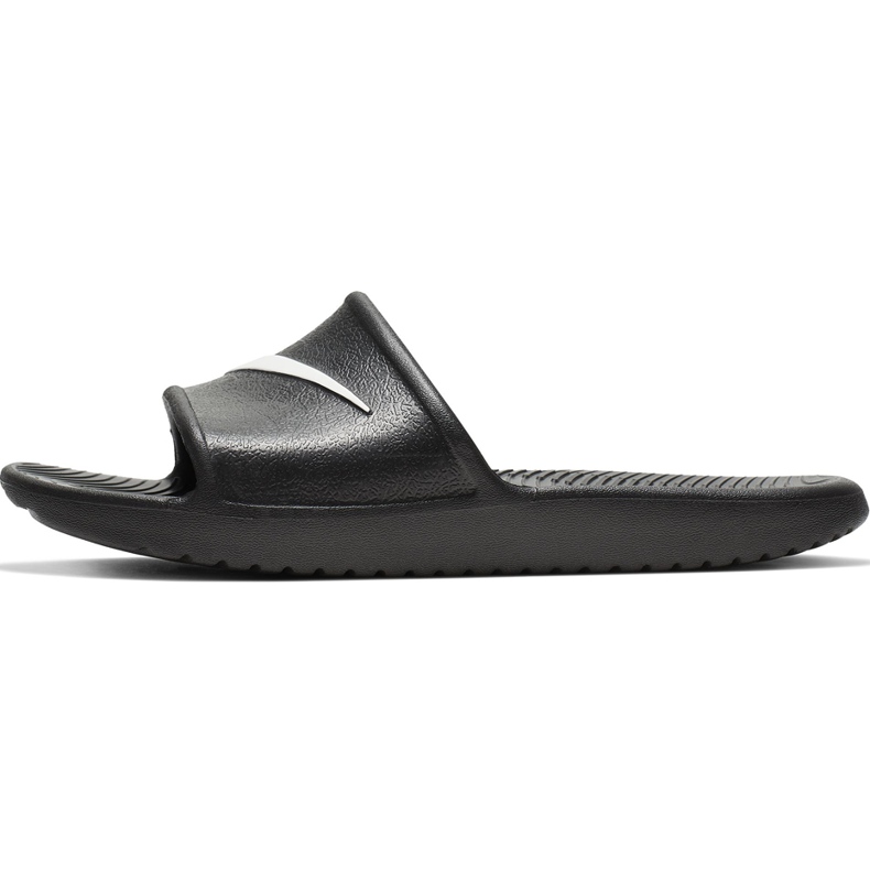 Nike Kawa Shower GS / PS pantofole nere BQ6831 001 bianco nero 2