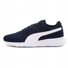 Scarpe da uomo Puma St Activate blu navy 369122 03 bianca 1
