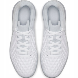 Nike Tiempo Legend 8 Club Ic Junior AT5882 100 scarpe da calcio bianca bianca 1