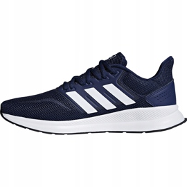 Scarpe da uomo Adidas Runfalcon F36201 blu navy 1