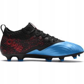 Scarpe da calcio Puma One 19.2 nero blu rosso Fg Ag 105484 01 multicolore 1