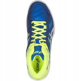 Asics Gel Beyond 5 Mt blu-giallo B600N 400 scarpe volley uomo 1