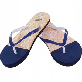 Pantofole da donna 4F blu navy scuro H4L19 KLD003 30S 1