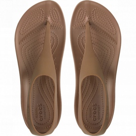 Crocs sandali donna Serena Flip W marrone 205468 860 2