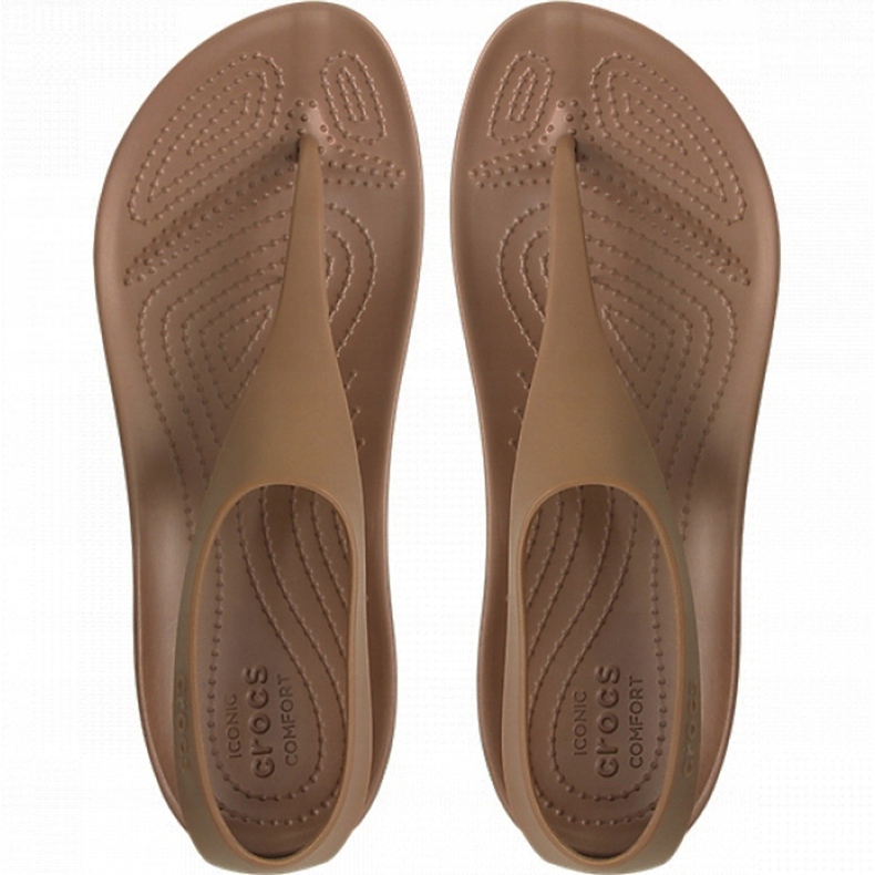 Crocs sandali donna Serena Flip W marrone 205468 860 2
