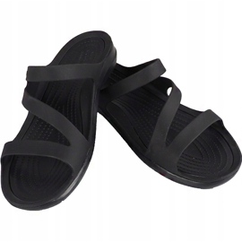 Pantofole da donna Crocs Swiftwater Sandal W nero 203998 060 1