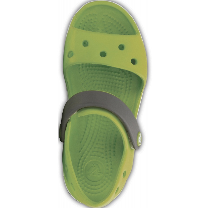 Sandali Crocs per bambini Crocband Sandal Kids verde e grigio 12856 3K9 1