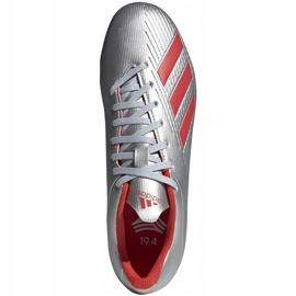 Scarpe da calcio adidas X 19.4 Tf argento F35344 multicolore 1