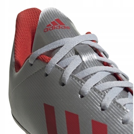 Scarpe da calcio adidas X 19.4 FxG Jr argento F35362 multicolore 1