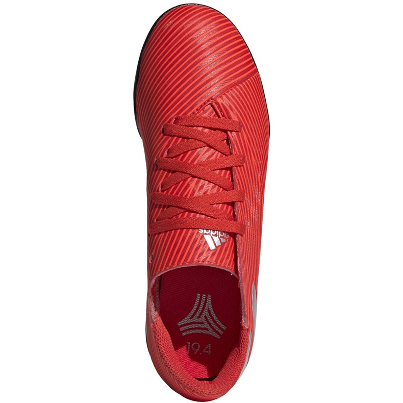 Adidas Nemeziz 19.4 Tf Jr scarpe da calcio rosse F99935 rosso rosso 1