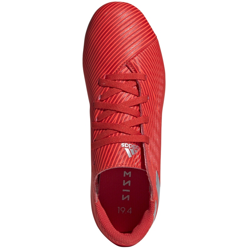 Adidas Nemeziz 19.4 FxG Jr scarpe da calcio rosse F99948 rosso rosso 1