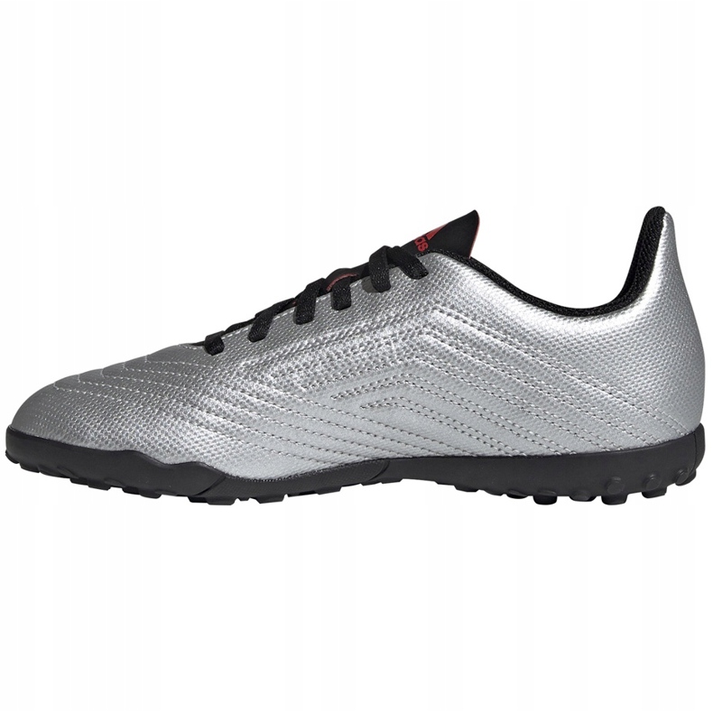 Scarpe da calcio adidas Predator 19.4 Tf Jr argento G25825 multicolore 1
