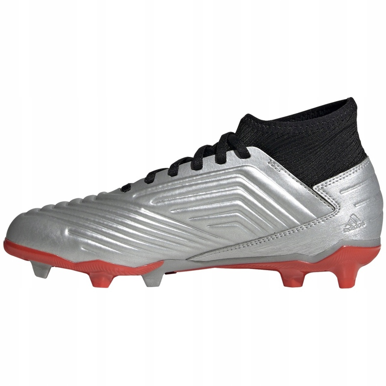 Scarpe da calcio adidas Predator 19.3 Fg Jr argento G25795 multicolore 1
