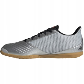 Scarpe da calcio adidas Predator 19.4 In Sala argento F35630 multicolore grigio 1