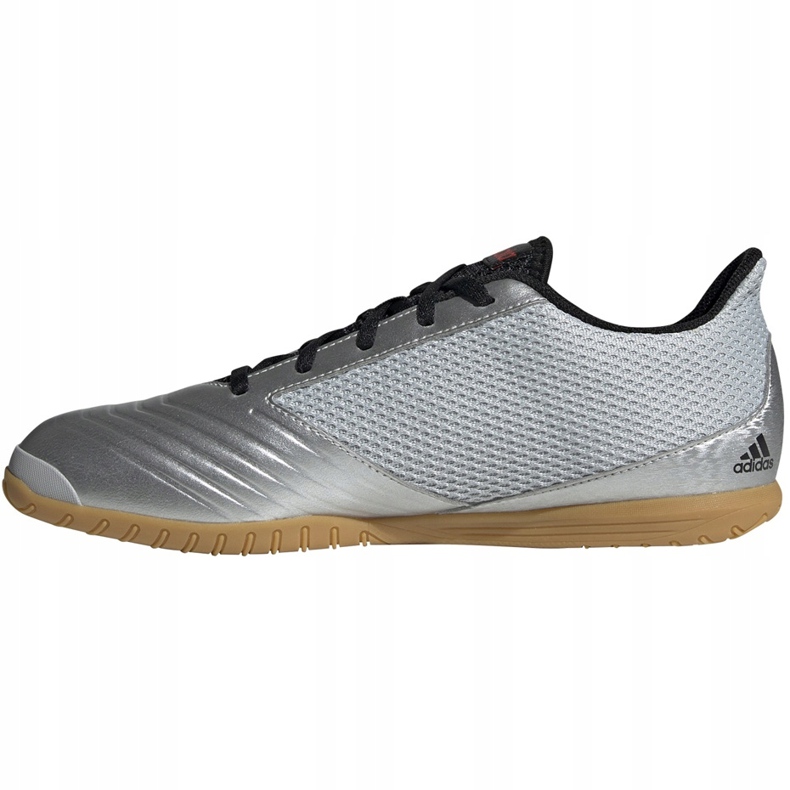 Scarpe da calcio adidas Predator 19.4 In Sala argento F35630 multicolore grigio 1