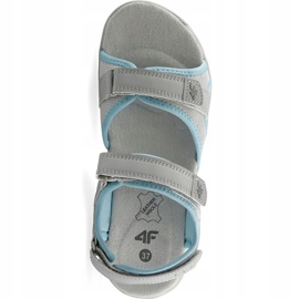 Sandali bambina 4F multicolor J4L19 JSAD206 90S blu grigio 1