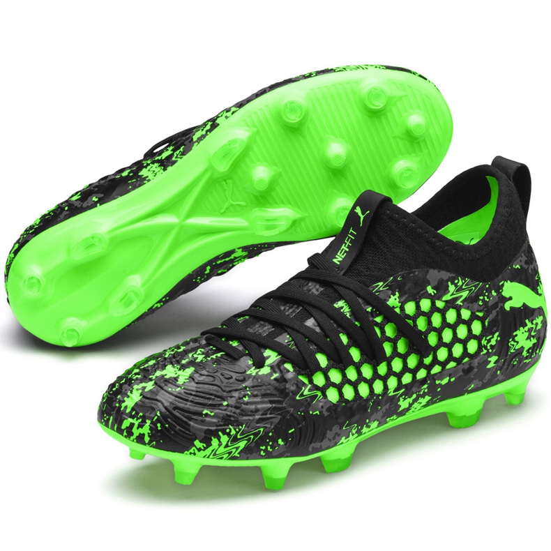 Scarpe da calcio Puma Future 19.3 Netfit Fg Ag Jr 105551 03 multicolore nero 1