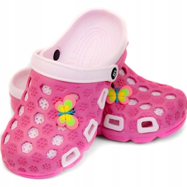 Ciabatte rosa per bambini Aqua-speed Hawaii, col. 03 1