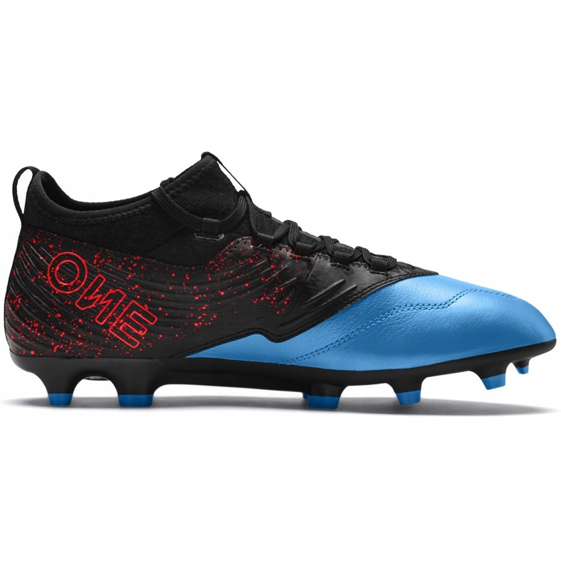 Scarpe da calcio Puma One 19.3 Fg Ag nero-blu 105486 01 1