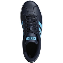 Scarpe adidas Vl Court 2.0 K blu navy B75695 1