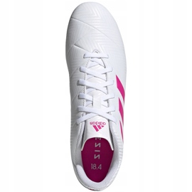 Scarpe da calcio Adidas Nemeziz 18.4 FxG D97990 multicolore bianco 1