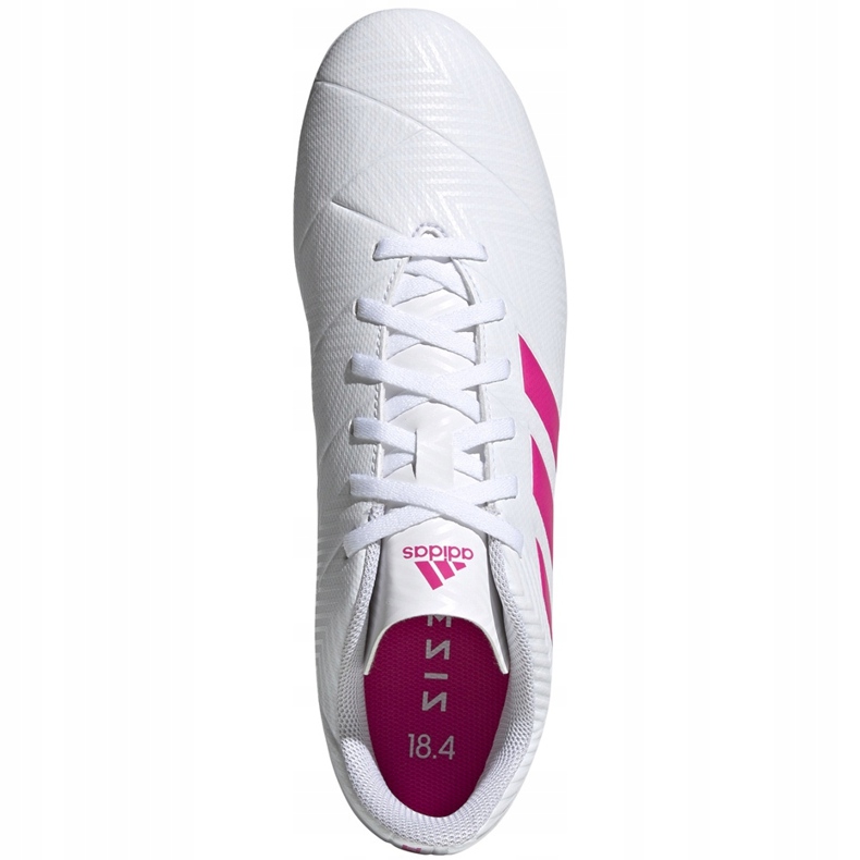 Scarpe da calcio Adidas Nemeziz 18.4 FxG D97990 multicolore bianco 1