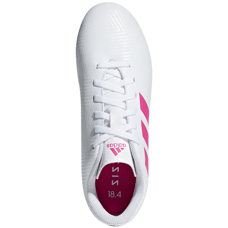 Scarpe da calcio Adidas Nemeziz 18.4 FxG Jr CM8511 multicolore bianco 1